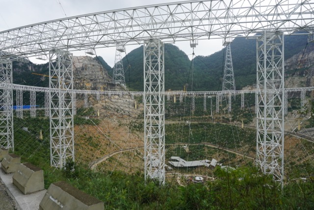 The FAST Telescope being built in China
