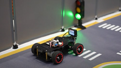 The HiWonder Ackerman steering robot chassis