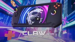 The MSI Claw A1M handheld gaming console