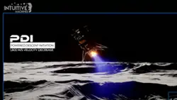 The Intuitive Machines Odysseus spacecraft lunar landing simulation