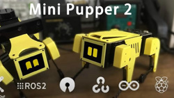 The Mini Pupper 2 robot dog