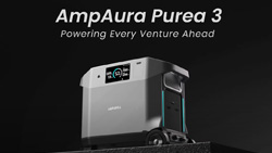 The AmpAura Purea 3 portable home battery