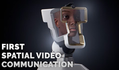 The Wehead spatial video communication device