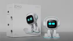 EMO Go Home White AI Desktop Pet