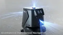 PUDU CC1 Pro AI-driven cleaning robot