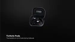 TicNote Pods AI Note-Taking Earbuds