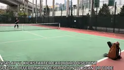 Nisplay Y1 portable tennis ball machine