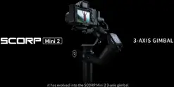 The Feiyu SCORP Mini 2 compact gimbal stabilizer