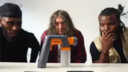 Tilswall Hornet is a compact, cordless HVLP paint sprayer