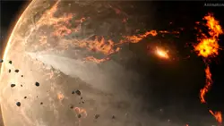 Massive collision of planetesimals in the Fomalhaut system