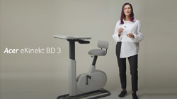 The Acer eKinekt Bike Desk