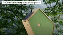 The Birddy smart bird house