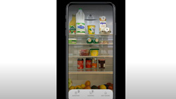 The FridgeCam wireless refrigerator camera